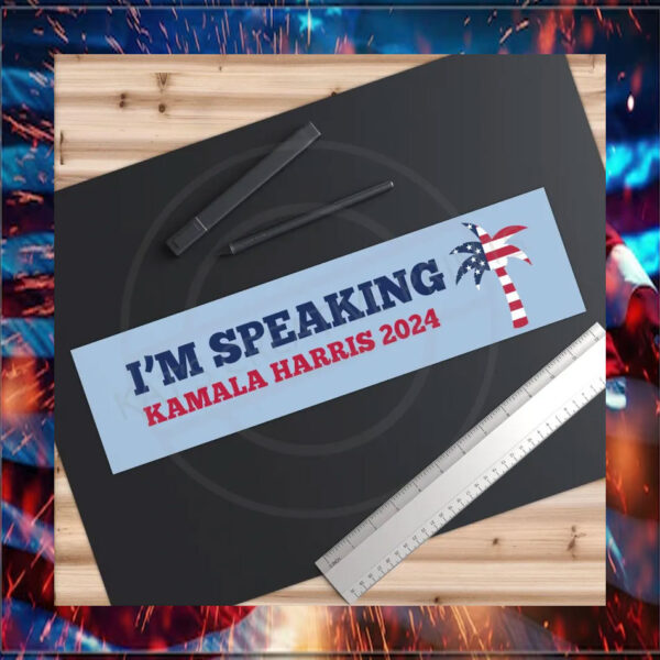 I'm Speaking Kamala Harris 2024 Sticker