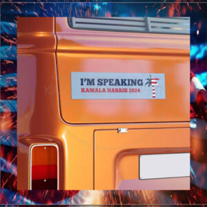I'm Speaking Kamala Harris 2024 Sticker