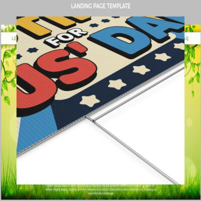 I'm Voting For Gus Dad Kamala Harris 24 Yard Sign