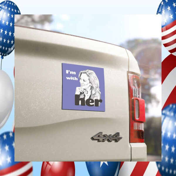 I'm with Her Kamala Harris Car Magnet