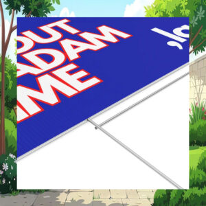 Its About Madam Time Comma La Harris Yard Sign