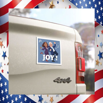 Joy Kamala Harris Walz Car Magnet