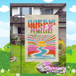 Kalama Harris Walz for A Brighter Future Flag