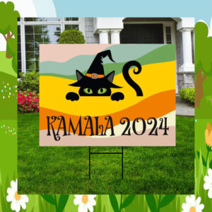 Kamala 2024 Childless Cat Yard Sign