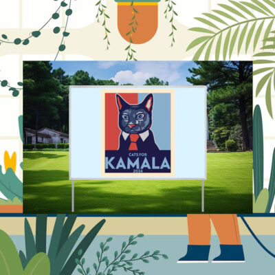 Kamala 2024 For Cat Yard Signs