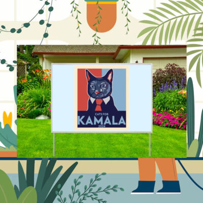Kamala 2024 For Cat Yard Signs