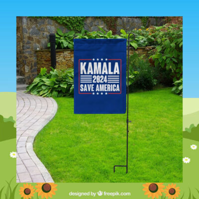 Kamala 2024 Save America Garden Flag