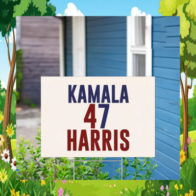 Kamala 47 Harris President Yard Sign