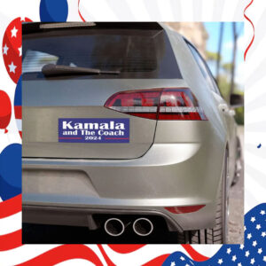 Kamala And The Coach 2024 Car Magnets