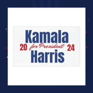 Kamala For President Harris 2024 Car Magnet