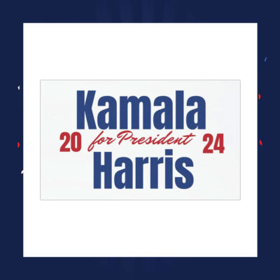 Kamala For President Harris 2024 Car Magnet