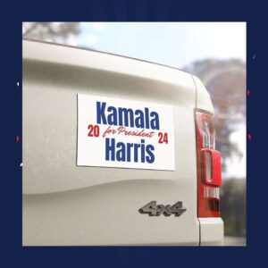 Kamala For President Harris 2024 Car Magnet