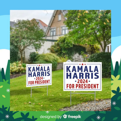 Kamala Harris 2024 For President Election Yard Sign
