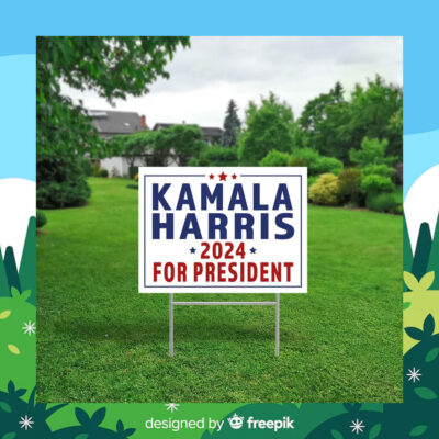 Kamala Harris 2024 For President Election Yard Sign