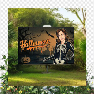 Kamala Harris 2024 For President Halloween Yard Sign