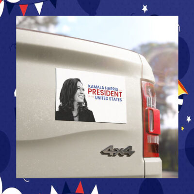 Kamala Harris 2024 For President Of The United States Car Magnet