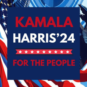 Kamala Harris 2024 For The People Car Magnet