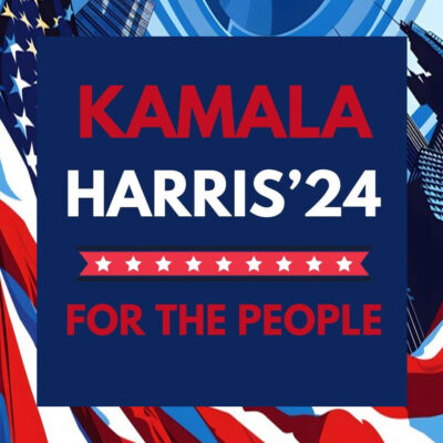Kamala Harris 2024 For The People Car Magnet