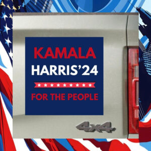 Kamala Harris 2024 For The People Car Magnet