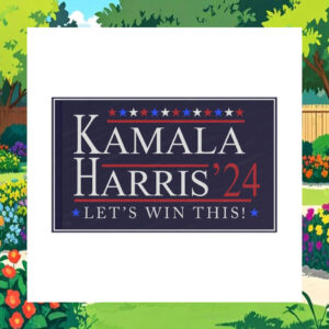 Kamala Harris 24 Let's Win This! Flag