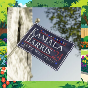 Kamala Harris 24 Let's Win This! Flag