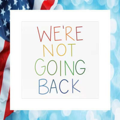 Kamala Harris 24 We’re Not Going Back Car Magnet