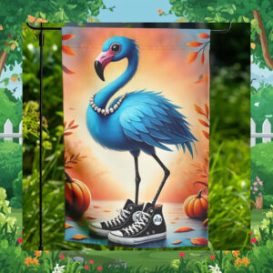 Kamala Harris Blue Flamingo 2024 Flag