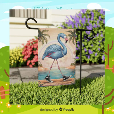Kamala Harris Blue Flamingo 2024 Flags
