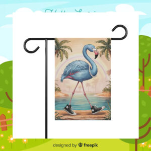 Kamala Harris Blue Flamingo 2024 Flags