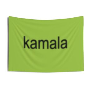 Kamala Harris Brat Indoor Wall Tapestries