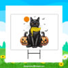 Kamala Harris Childless Cat 2024 Halloween Yard Sign
