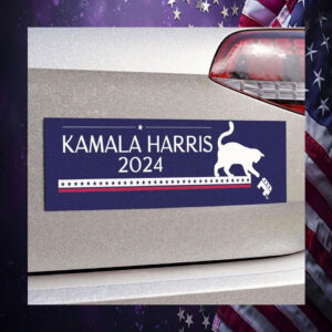 Kamala Harris, Childless Cat Ladies Car Magnet