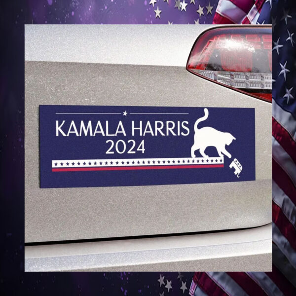 Kamala Harris, Childless Cat Ladies Car Magnet