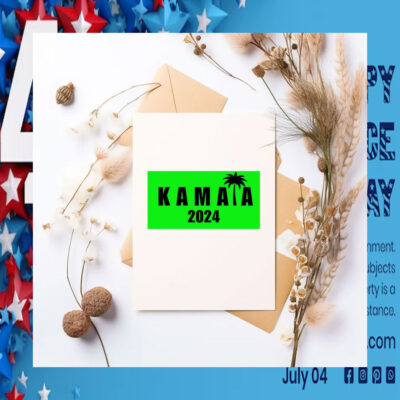 Kamala Harris Coconut Bumper Sticker