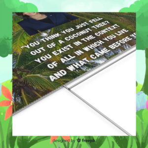 Kamala Harris Coconut Tree 2024 Plastic Yard Sign