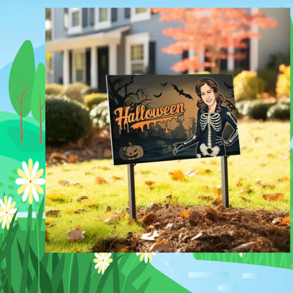 Kamala Harris For President Halloween Yard Signs