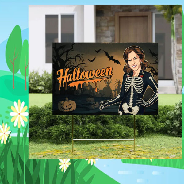 Kamala Harris For President Halloween Yard Signs