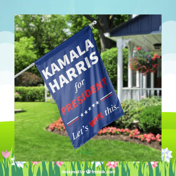 Kamala Harris For President Let's Win This Flag
