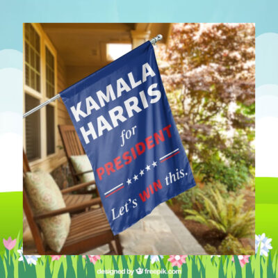 Kamala Harris For President Let's Win This Flag