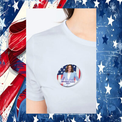 Kamala Harris For President Pin Button