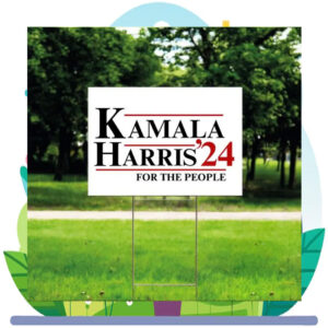 Kamala Harris For The People 2024 Election Yard Sign