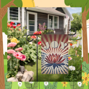 Kamala Harris Joy Lotus Election Flag