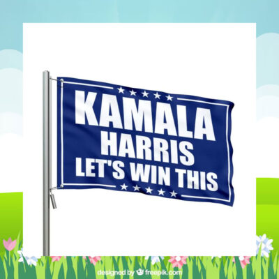 Kamala Harris Let's Win This Flag
