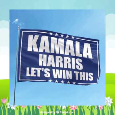 Kamala Harris Let's Win This Flag