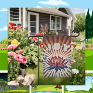 Kamala Harris Lotus Joy Flag