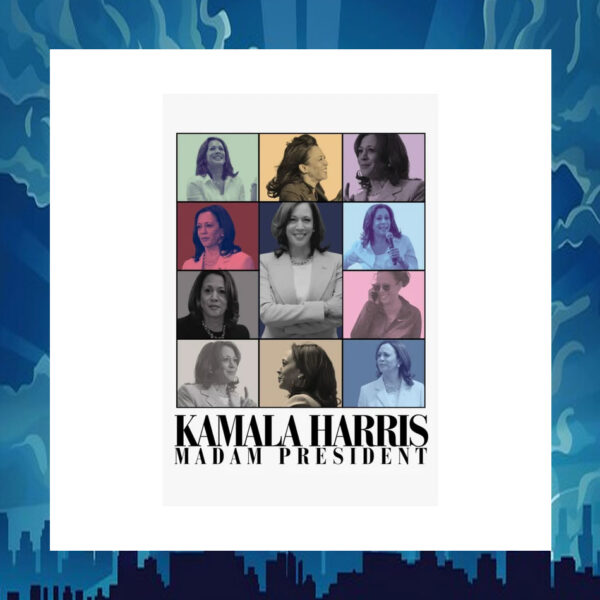 Kamala Harris Madam President Poster