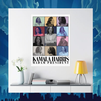 Kamala Harris Madam President Poster