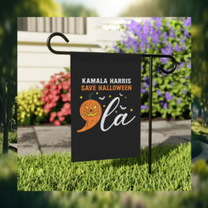Kamala Harris Save Halloween Garden And House Flag