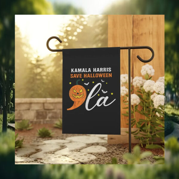 Kamala Harris Save Halloween Garden And House Flag