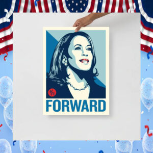 Kamala Harris Shepard Fairey Forward Museum Quality Poster